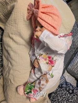 Reborn Newborn size reborn doll 19 Reborn Baby Girl Doll Adorable Jill