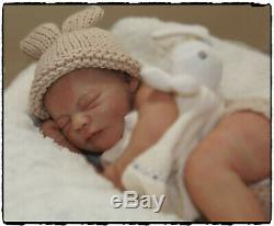Reborn OOAK Baby doll art Newborn Brookyn Lifelike Realistic Realborn