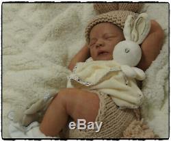 Reborn OOAK Baby doll art Newborn Brookyn Lifelike Realistic Realborn