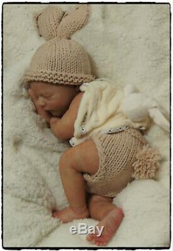 Reborn OOAK Baby doll art Newborn Brookyn Lifelike Realistic Realborn