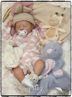 Reborn OOAK Baby doll art Newborn Brookyn Lifelike Realistic Realborn