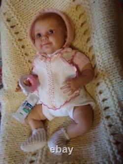 Reborn Ooak baby Gracie/blonde/COA