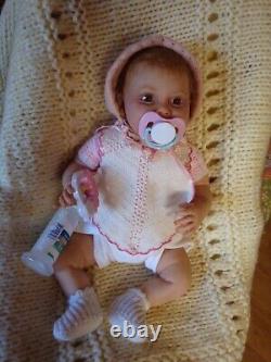 Reborn Ooak baby Gracie/blonde/COA