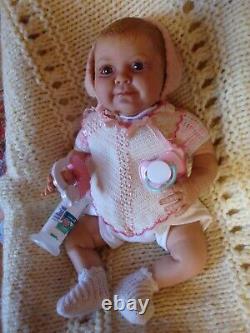 Reborn Ooak baby Gracie/blonde/COA