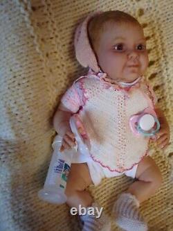 Reborn Ooak baby Gracie/blonde/COA