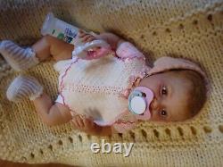 Reborn Ooak baby Gracie/blonde/COA