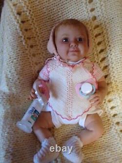 Reborn Ooak baby Gracie/blonde/COA