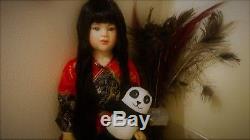 Reborn Ping Lau OOAK & Artist One of a Kind Real Size Child Asian Peony