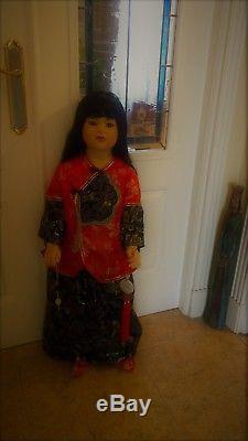 Reborn Ping Lau OOAK & Artist One of a Kind Real Size Child Asian Peony