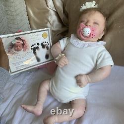 Reborn Realborn Baby Girl Doll Alyssa Asleep And Large Unboxing