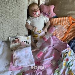 Reborn Realborn Baby Girl Doll Alyssa Asleep And Large Unboxing