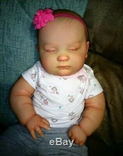 Reborn Realborn Baby Girl Joseph Asleep 23 Chubby Baby Custom Order