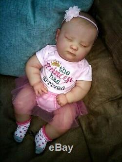 Reborn Realborn Baby Girl Joseph Asleep 23 Chubby Baby Custom Order