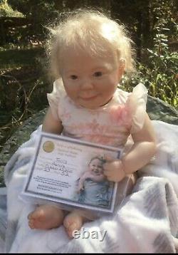 Reborn Realborn Baby Happy Sage #22 Bountiful baby COA Free Ship