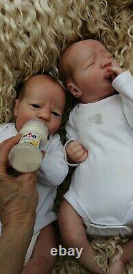 Reborn Realborn Baby Twins Blake Awake /Asleep (Shropshire Reborns)