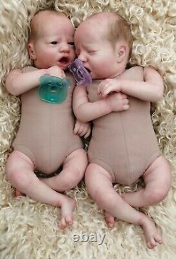 Reborn Realborn Baby Twins Blake Awake /Asleep (Shropshire Reborns)