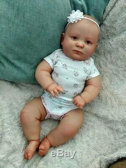 Reborn Realborn Chubby Baby Girl 23 Awake Joseph Sculpt Custom Order