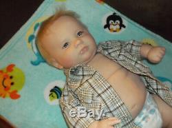 Reborn, Realborn Doll Joseph Awake Three Months, 7 Lbs, 11 Ounces