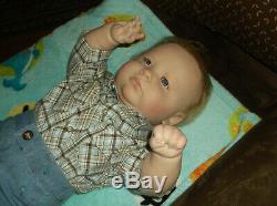 Reborn, Realborn Doll Joseph Awake Three Months, 7 Lbs, 11 Ounces