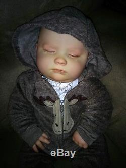 Reborn Realborn Sleeping Joseph 23 3 Month Chubby Baby Custom Order