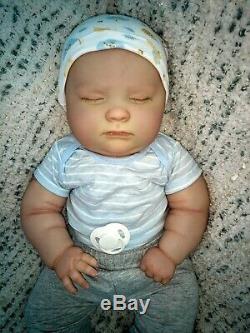 Reborn Realborn Sleeping Joseph 23 3 Month Chubby Baby Custom Order