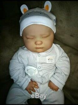 Reborn Realborn Sleeping Joseph 23 3 Month Chubby Baby Custom Order