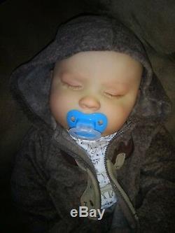 Reborn Realborn Sleeping Joseph 23 3 Month Chubby Baby Custom Order