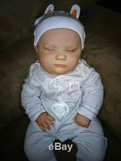 Reborn Realborn Sleeping Joseph 23 3 Month Chubby Baby Custom Order