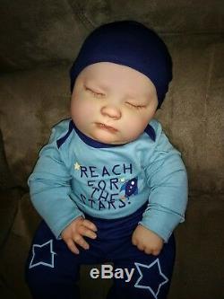 Reborn Realborn Sleeping Joseph 23 3 Month Chubby Baby Custom Order