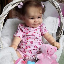 Reborn Realistic Dolls Baby Newborn Silicone Vinyl Doll Girl Body Lifelike Full