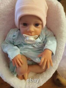 Reborn Replica Baby Doll Oskar Infant Collectible Comes With Box Opening
