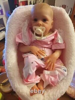 Reborn Replica Baby Doll Oskar Infant Collectible Comes With Box Opening