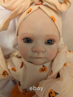 Reborn Small Toddler Size Doll 22 OOAK Reborn Doll Upset Holly