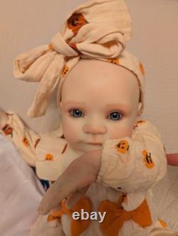 Reborn Small Toddler Size Doll 22 OOAK Reborn Doll Upset Holly