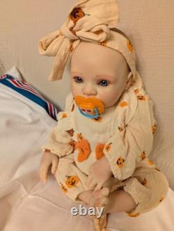 Reborn Small Toddler Size Doll 22 OOAK Reborn Doll Upset Holly