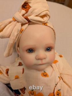 Reborn Small Toddler Size Doll 22 OOAK Reborn Doll Upset Holly