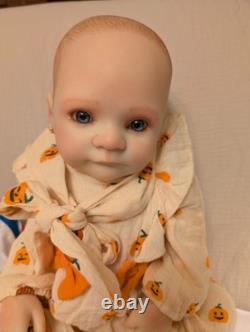 Reborn Small Toddler Size Doll 22 OOAK Reborn Doll Upset Holly