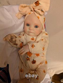 Reborn Small Toddler Size Doll 22 OOAK Reborn Doll Upset Holly
