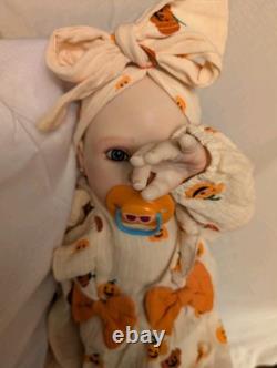 Reborn Small Toddler Size Doll 22 OOAK Reborn Doll Upset Holly