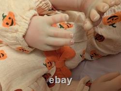 Reborn Small Toddler Size Doll 22 OOAK Reborn Doll Upset Holly