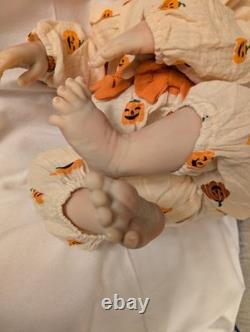 Reborn Small Toddler Size Doll 22 OOAK Reborn Doll Upset Holly