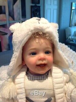 Reborn Toddler-Baby Yannik NEW By Natali Blick Full Chubby Limbs 10lbs COA Cute