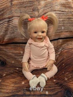 Reborn Toddler Size Doll 22 With Rooted Human Hair OOAK Reborn KATIE
