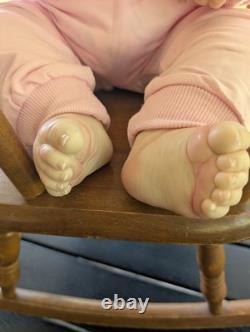 Reborn Toddler Size Doll 23 With Rooted Human Hair OOAK Reborn Amica