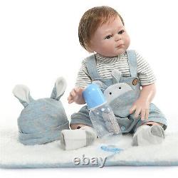 Reborn Twins Girl+Boy Looks Real 22'' Reborn Baby Doll Full Body Silicone Vinyl