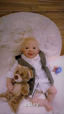 Reborn Ultra Realistic Prototype A Down Syndrome Vince by Lilianne Breedveld