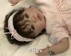 Reborn Vinyl Baby Girl Shyann Sculpt by Aleina Peterson Beautiful Baby