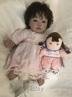 Reborn Vinyl Baby Girl Shyann Sculpt by Aleina Peterson Beautiful Baby