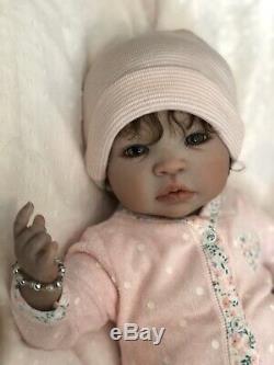 Reborn Vinyl Baby Girl Shyann Sculpt by Aleina Peterson Beautiful Baby