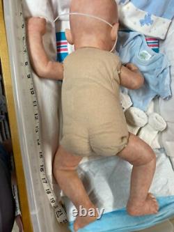 Reborn baby 0-3 bountiful baby meg reborned as a boy therapy doll 20 art doll